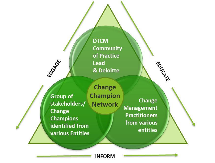DTP Champion Network triangle